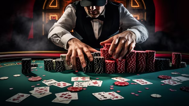 Lightning Baccarat live dealer studio showing card deal and multiplier display on bukitbet
